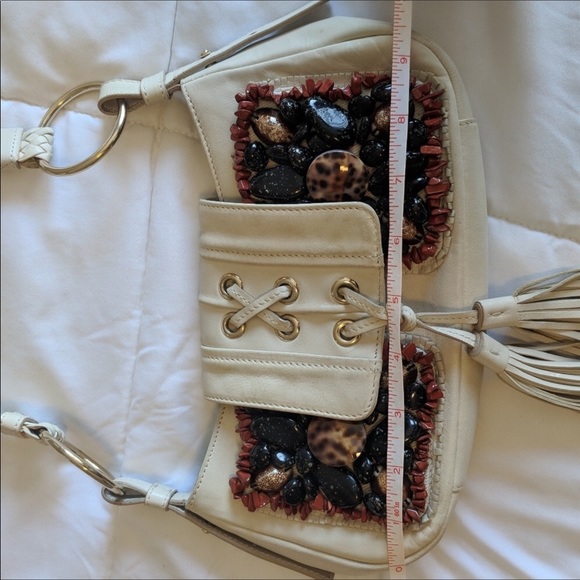 🥳SOLD LIM EDITION YSL BEADED CORSET BAG - Picture 7 of 8